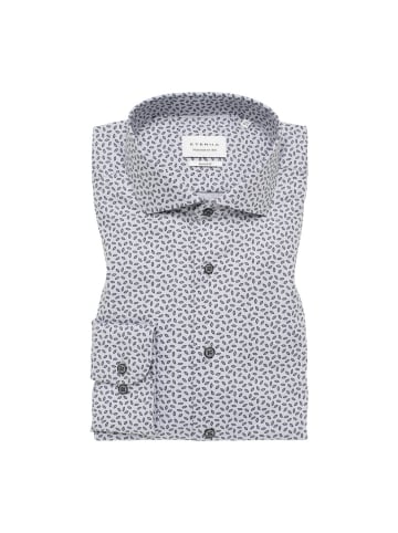 Eterna Langarmhemd in Grau