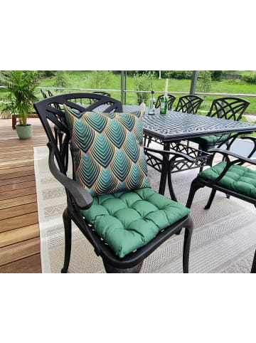 JACK 1 x Outdoor Kissenhülle 45x45cm Motiv Blatt Grün