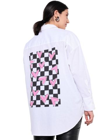 Studio Untold Hemdbluse in schneeweiß