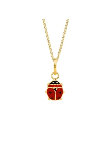 Amor Kette mit Anhänger Gold 375/9 ct in Rot