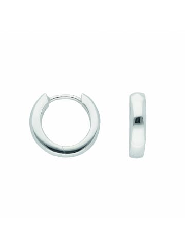 Adeliás Damen 925 Silber Ohrringe / Creolen Ø 12 mm in silber