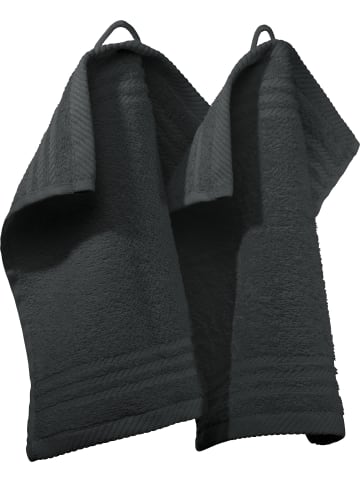 REDBEST Frottier Seiftuch 2er-Pack New York in anthrazit