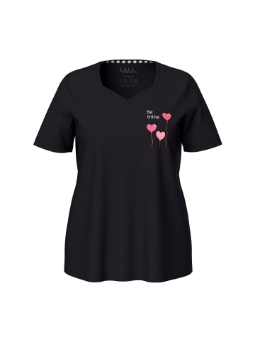 Ulla Popken Pyjama in schwarz