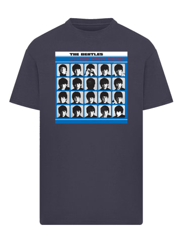 F4NT4STIC Oversize T-Shirt The Beatles Retro in marineblau