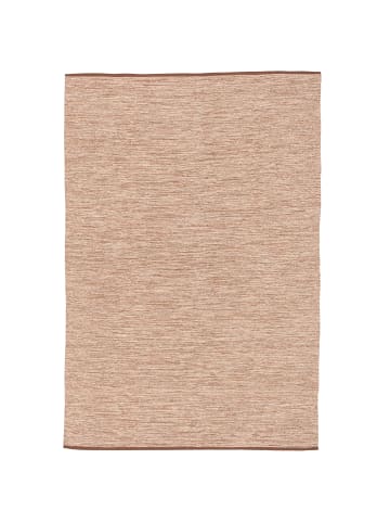 Pergamon Baumwolle Natur Kelim Teppich Easy Meliert in Beige