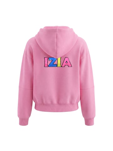 IZIA Women Hoodie in Pink