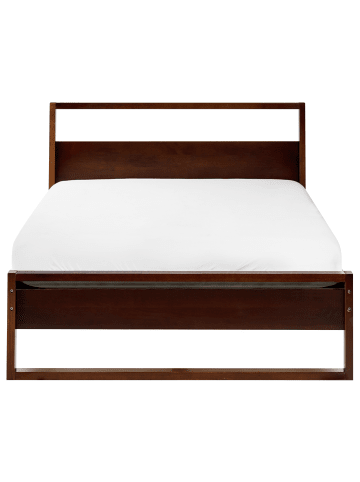 Beliani 3-tlg Doppelbett GIULIA in Braun