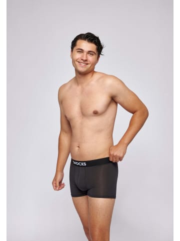 SNOCKS Boxershorts aus Modal Schwarz 3 Stück