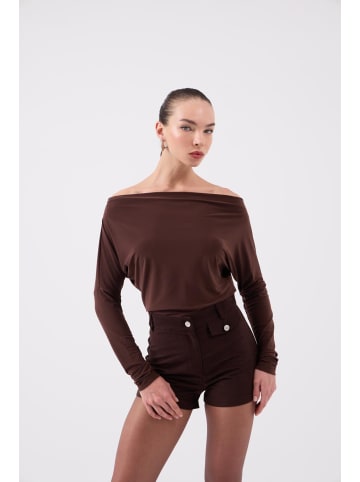 Holly Lolly Blouse in Braun