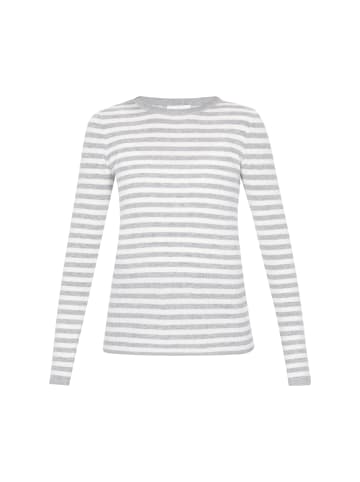 usha BLUE LABEL Women Sweater in grey melange white