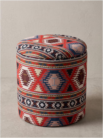 KADIMA DESIGN Sitzhocker Stoff, handgefertigt, fertig montiert, Boho