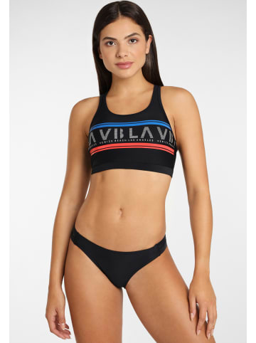 Venice Beach Bustier-Bikini in schwarz