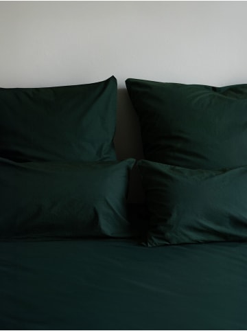 Erlich Textil  Erlich Textil Spannbettlaken COTTON SELECT in waldgrün