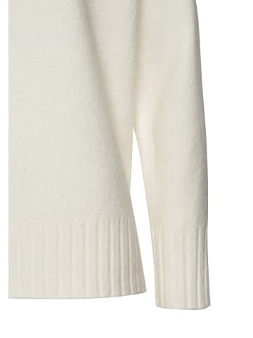 LASCANA Rundhalspullover in creme