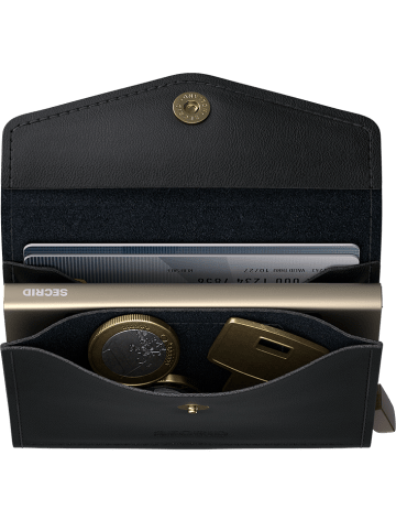 Secrid Envelope Wallet Black in schwarz