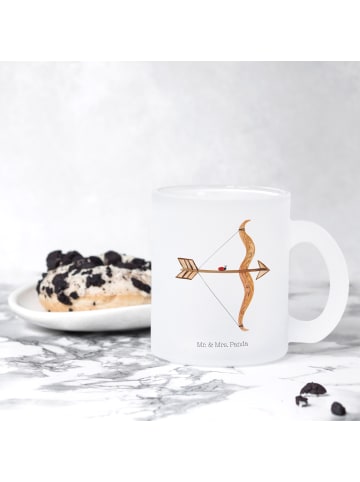 Mr. & Mrs. Panda Kaffeebecher Sternzeichen Schütze ohne Spruch in Transparent
