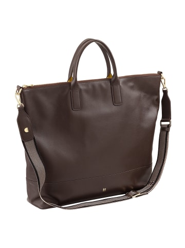 DuDu Judith Shopper Tasche Leder 41 cm coffee brown