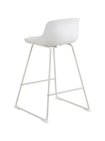 ebuy24 Barhocker Tina Weiß 2er Set