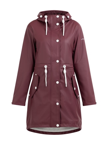 DreiMaster Damen Regenmantel in Weinrot