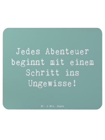 Mr. & Mrs. Panda Maus Pad Spruch Ungewissheit akzeptieren mit Sp... in Meeresbrise