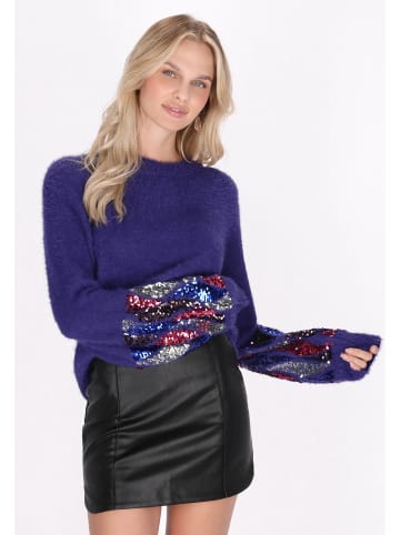 IZIA Damen Pullover in Violett
