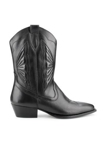 PS Poelman Cowboystiefel "MOCO" in Schwarz