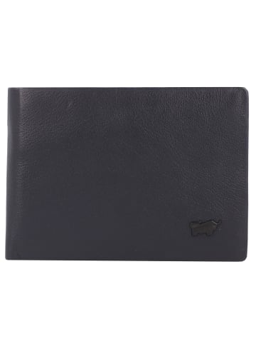 Braun Büffel Hannes Geldbörse RFID Schutz Leder 10.5 cm in navy
