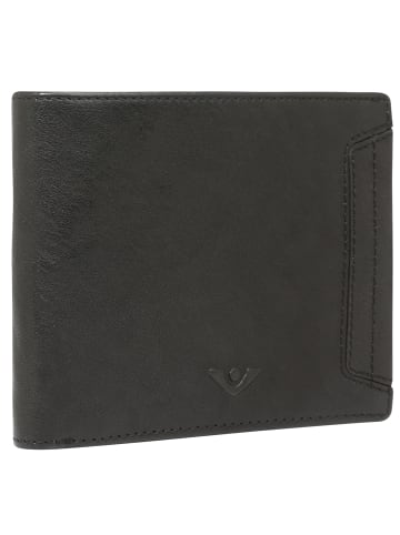 VLD VOi Leather Design Dakota Gero Geldbörse Leder 12,5 cm schwarz