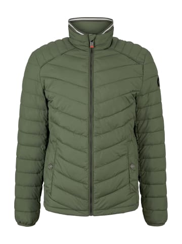Tom Tailor Jacke 'Lightweight' in dunkelgrün