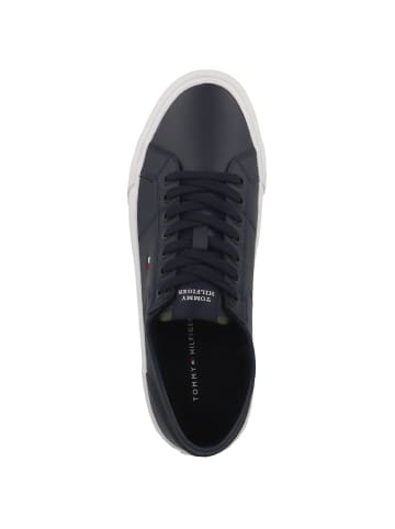 Tommy Hilfiger Sneaker low Core Vulcanized Cleated Leather in dunkelblau