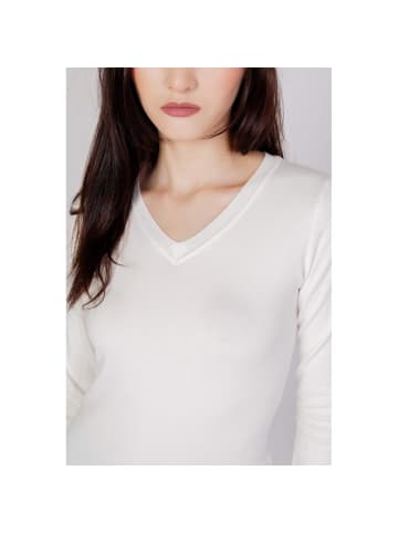 Guess Schwarz Weiß Baumwolle Sweatshirt