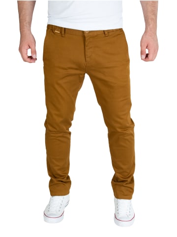 Pittman Stretch Chino Hose Andrew in Braun