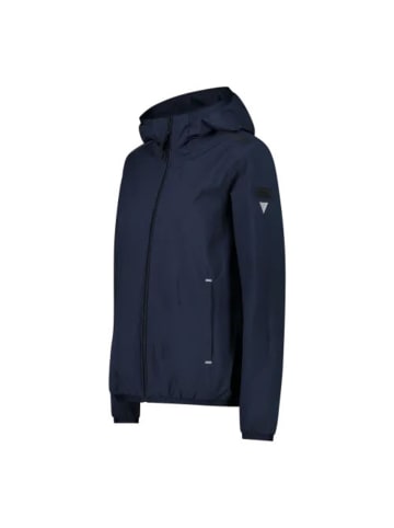 cmp Regenjacke Jacket Fix Hood in Dunkelblau