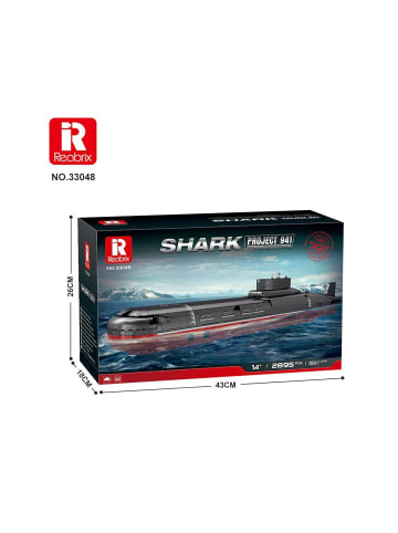 Reobrix 33048 Shark Modell Klemmbaustein Set 2895 Teile