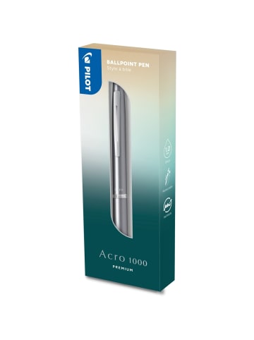 PILOT Kugelschreiber Acro 1000 1.0 M in Box silber