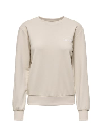 Only Play Sweatshirt 'Cava Life' in beige