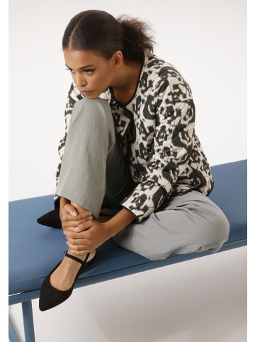 Aniston CASUAL Steppjacke in hellbeige-schwarz