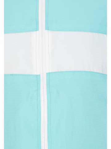 DreiMaster Men Jacket in Türkis Weiss