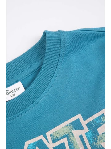 Coccodrillo T-shirt mit kurzen Ärmeln in türkis