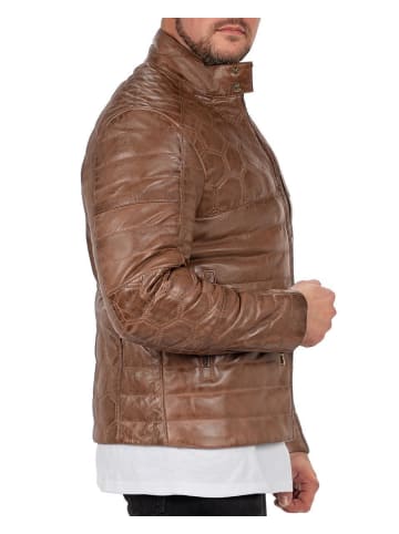 Reichstadt Echtlederjacke in Cognac