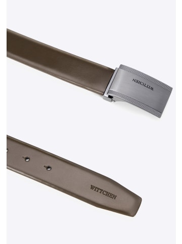 Wittchen Leather belt in Khaki