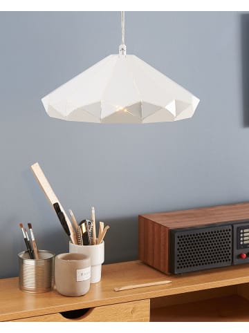 Beliani Pendelleuchten NEVOLA in Weiß - (W) 27 x (H) 112 x (L) 27 cm