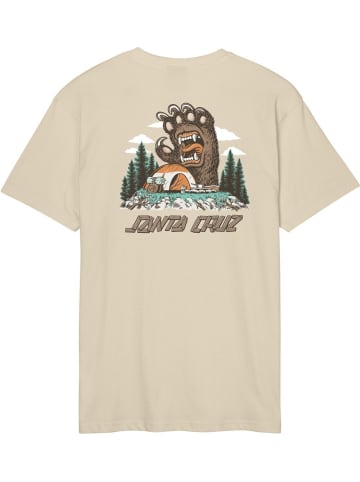 Santa Cruz T-Shirt "Screaming Grizzly T-Shirt" in Braun