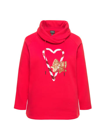 Ulla Popken Sweatshirt in salsa