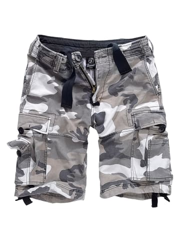 Brandit Cargo Shorts in snowcamo