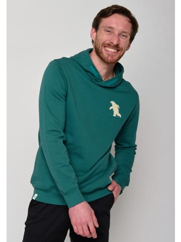 GreenBomb Hoodie Animal Ice Bear in Dschungel Grün