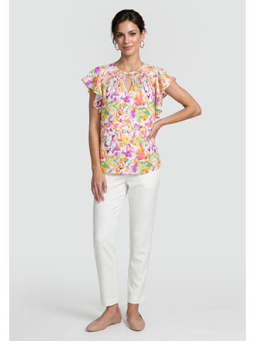 Usha Women Blouse in Multicolor Purple