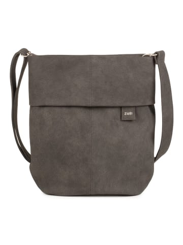 Zwei Mademoiselle.M Schultertasche 31 cm in nubuk stone