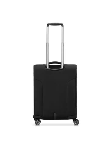 Roncato City 3.0 4 Rollen Kabinentrolley S 55 cm mit Dehnfalte schwarz