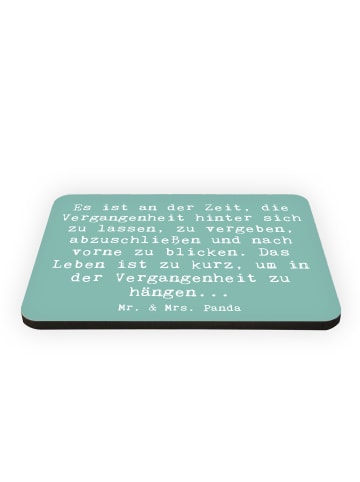 Mr. & Mrs. Panda magnet Spruch Vergebung und Zukunft mit Spruch in Meeresbrise